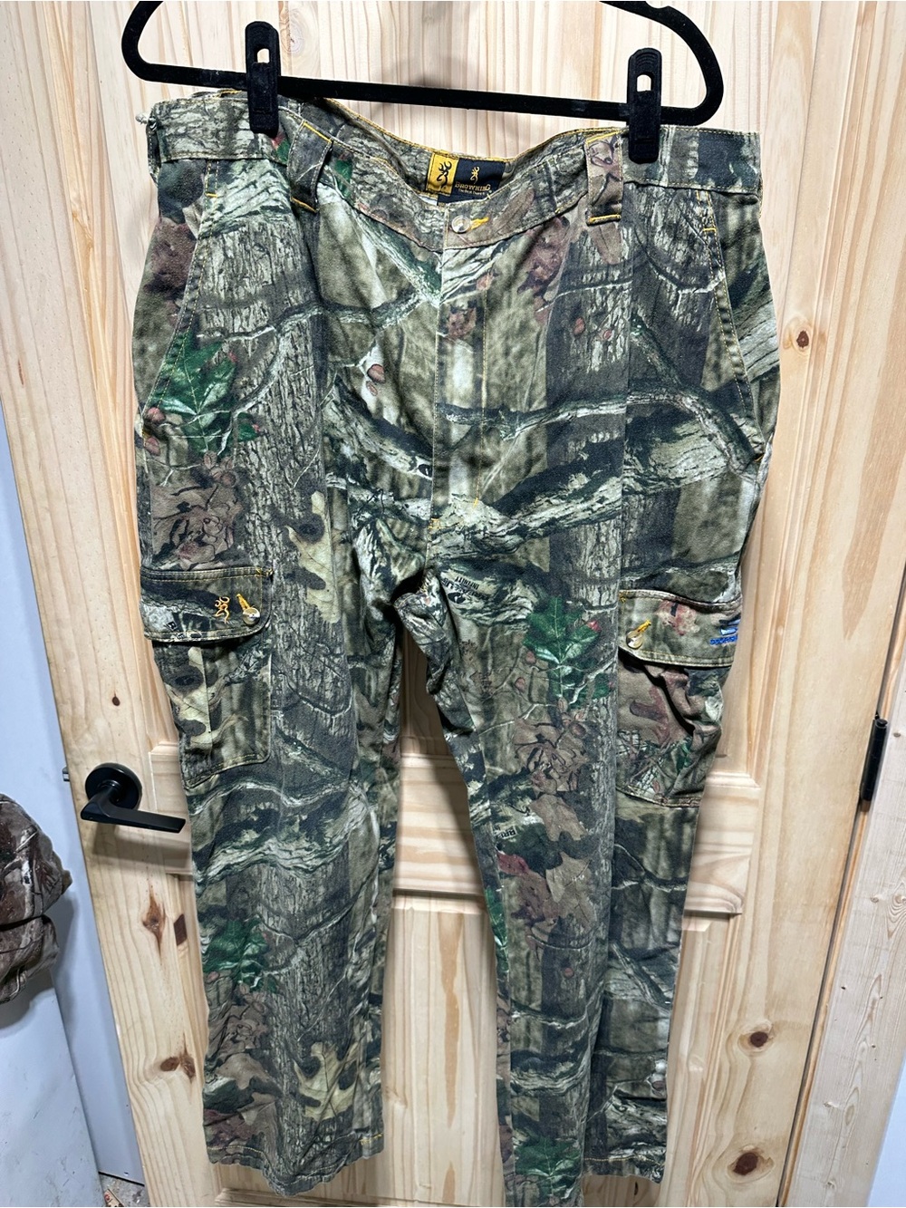 Browning Realtree-Style Green Camo Cargo Pants Mens 2xl